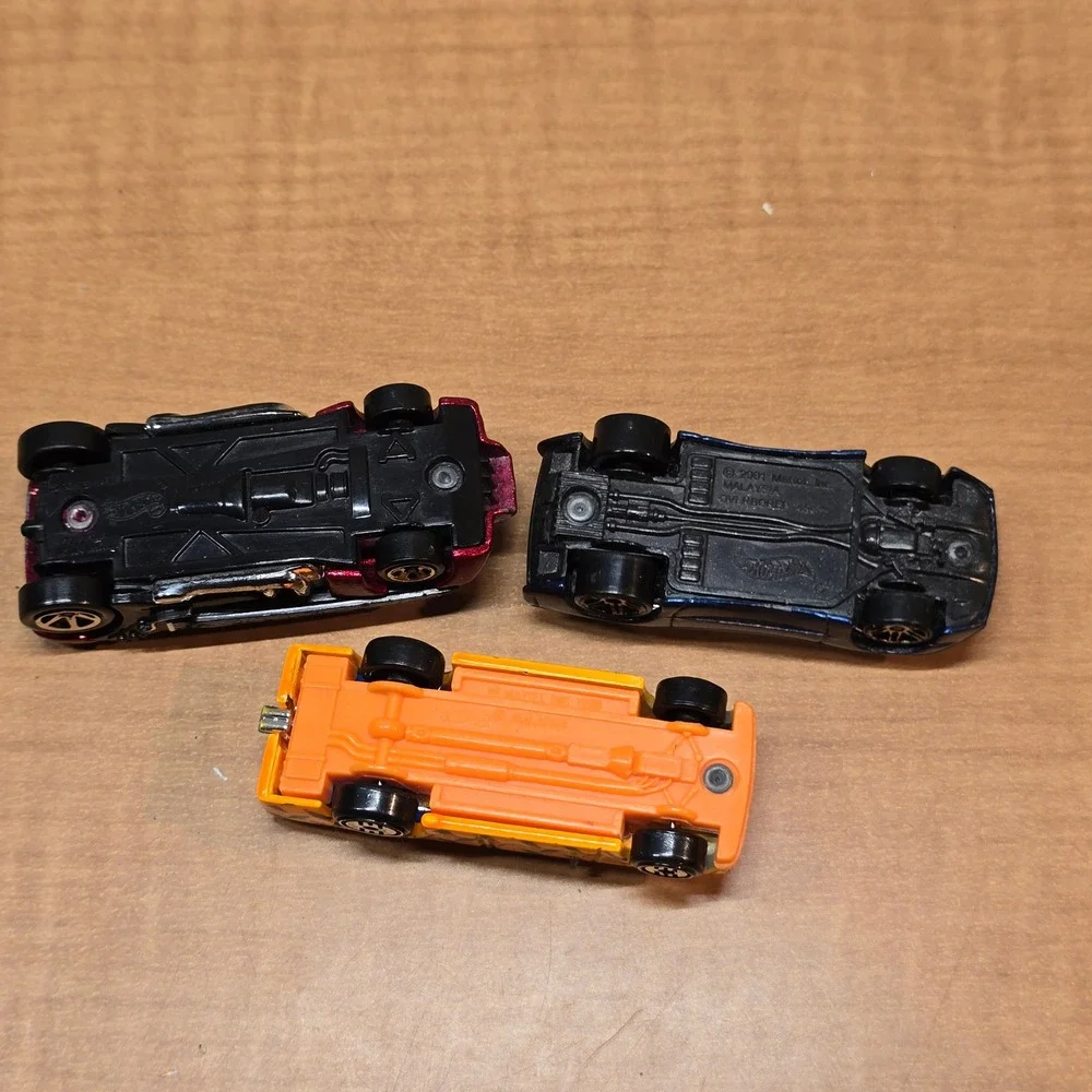 3 Hot Wheels Rockin' Rods Series Overbored 454 Mini Truck 1990,‎ 1996, 2001